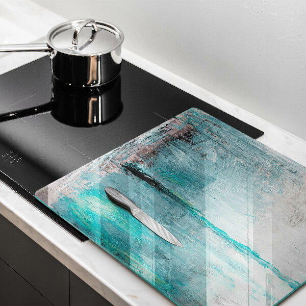 Copri piano cottura Dipinga lo sfondo di astrazione