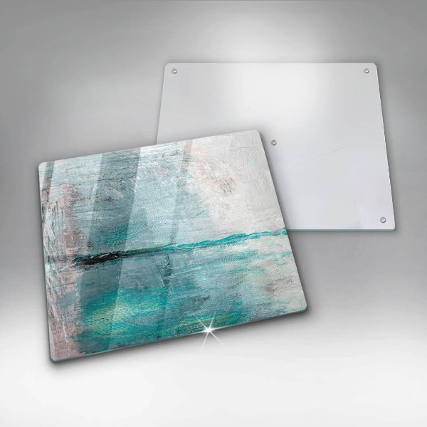 Copri piano cottura Dipinga lo sfondo di astrazione