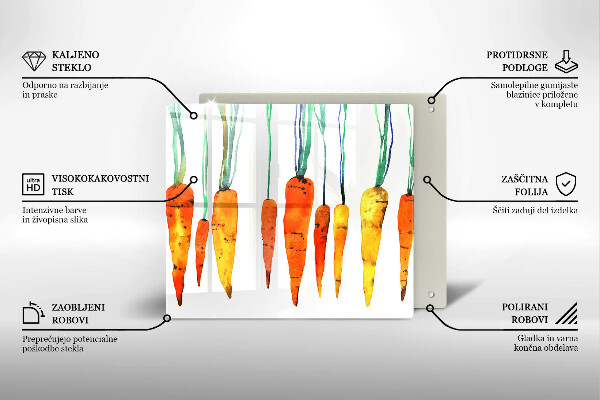 Copertura piano induzione Illustrazione della carota