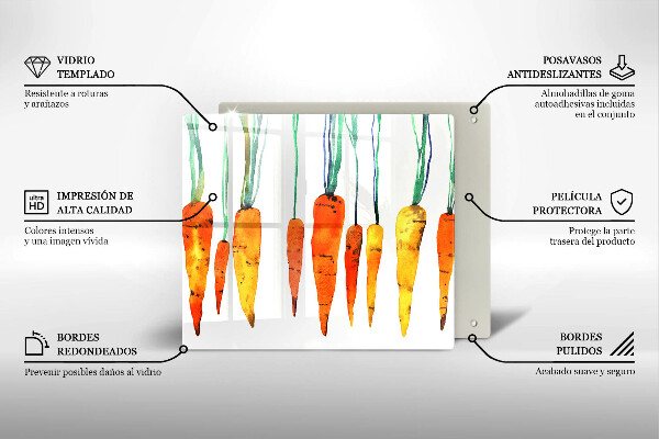 Copertura piano induzione Illustrazione della carota