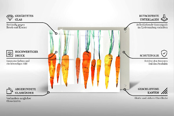 Copertura piano induzione Illustrazione della carota