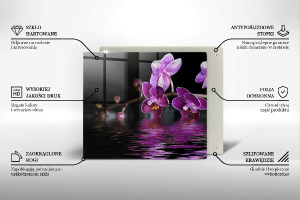 Copertura piano induzione Acqua zen di orchidea
