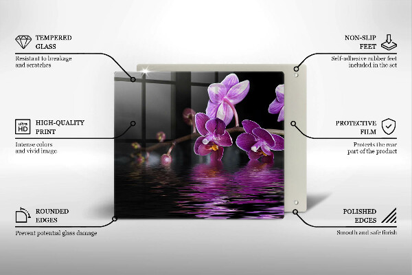 Copertura piano induzione Acqua zen di orchidea