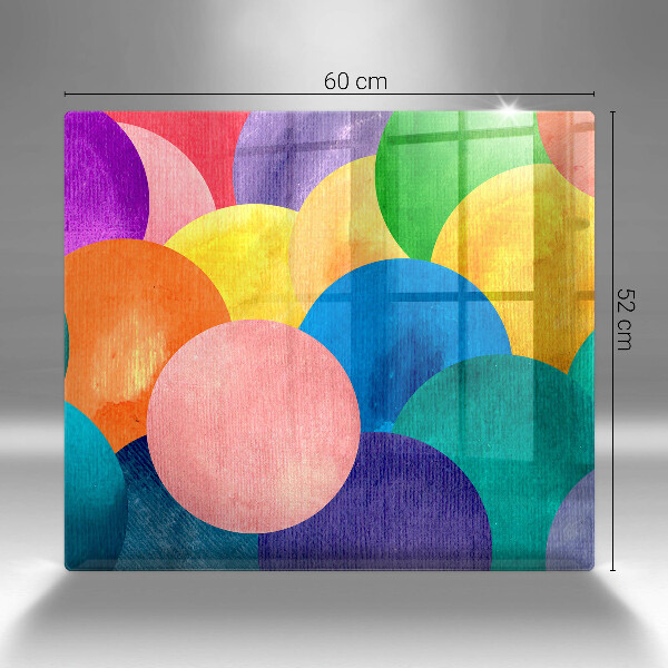 Copri piano cottura Cerchi colorati