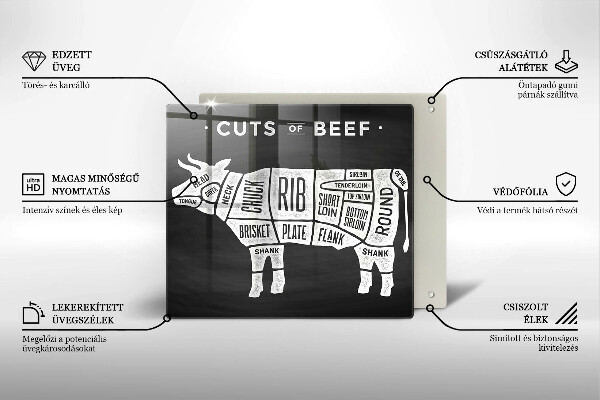 Copri piano cottura Manzo di carne di mucca