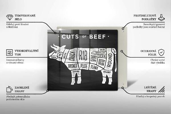 Copri piano cottura Manzo di carne di mucca