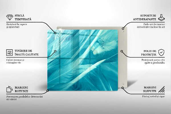 Copri piano cottura Piume delicate