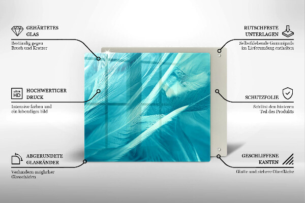 Copri piano cottura Piume delicate