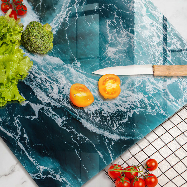 Proteggi piano induzione Onde d'acqua schiumose