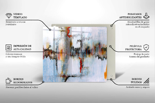 Copri piano cottura Pitture astratte