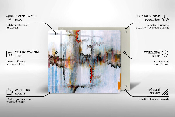 Copri piano cottura Pitture astratte