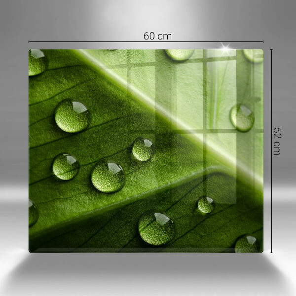 Copertura piano induzione Rugiada e foglia della natura