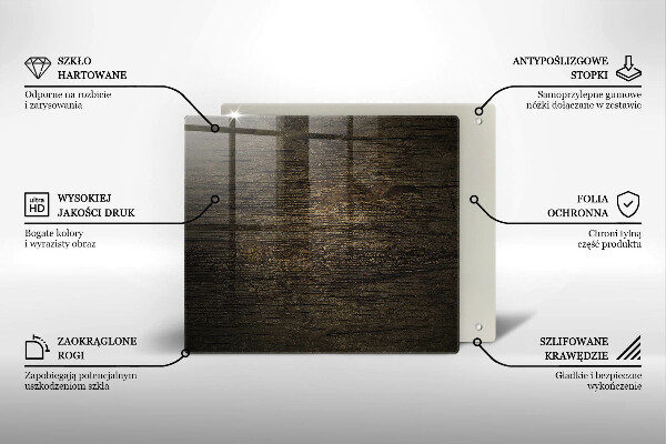 Copri piano cottura Struttura della corteccia di legno