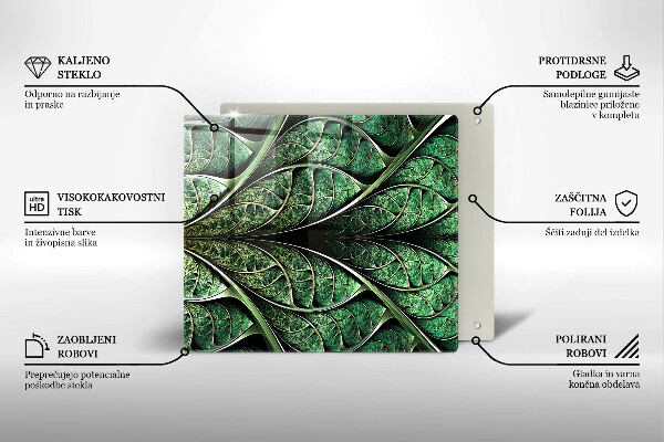 Copri piano cottura Struttura della nervatura fogliare