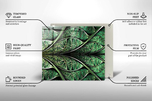 Copri piano cottura Struttura della nervatura fogliare