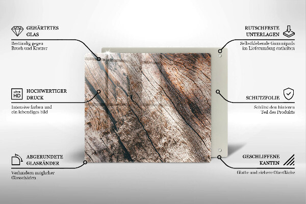 Copri piano cottura Struttura in legno