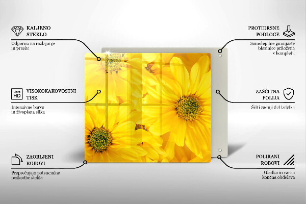 Proteggi piano induzione Petali di fiori