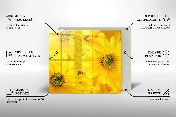 Proteggi piano induzione Petali di fiori