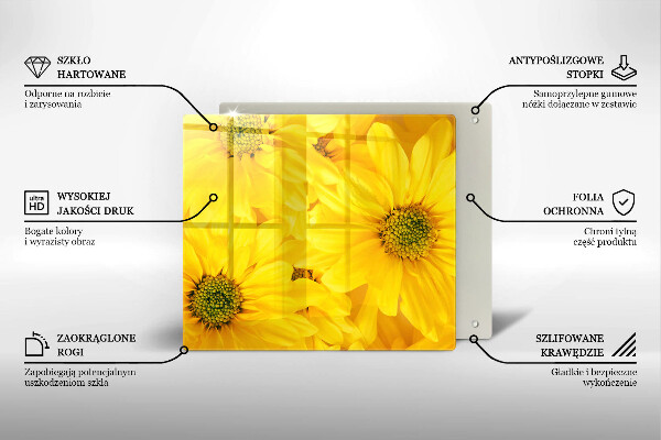 Proteggi piano induzione Petali di fiori