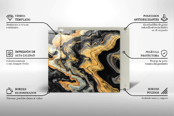 Copertura piano induzione Struttura astratta