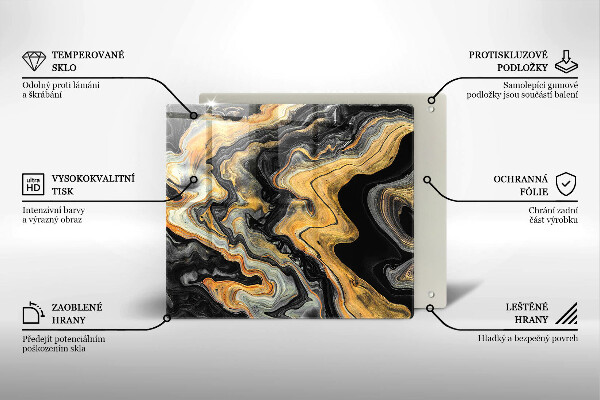 Copertura piano induzione Struttura astratta