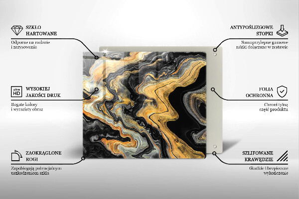 Copertura piano induzione Struttura astratta