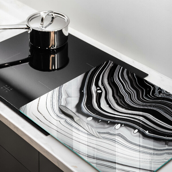 Copertura piano induzione Astrazione dell'inchiostro