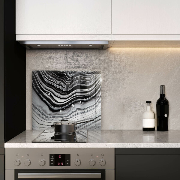 Copertura piano induzione Astrazione dell'inchiostro