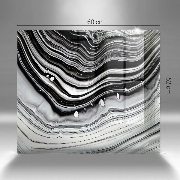 Copertura piano induzione Astrazione dell'inchiostro