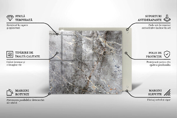 Copertura piano induzione Trama di pietra