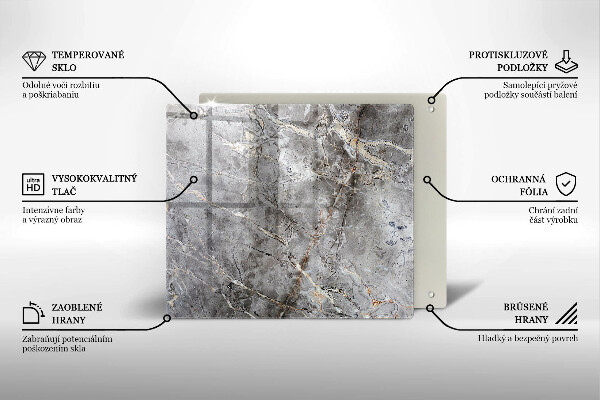 Copertura piano induzione Trama di pietra