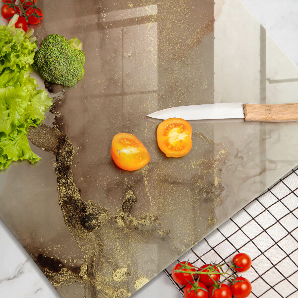 Copertura piano induzione Astrazione dell'oro