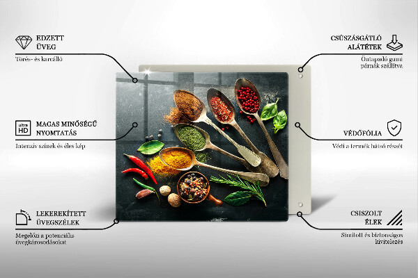 Copertura piano induzione Cucchiai da cucina di spezie