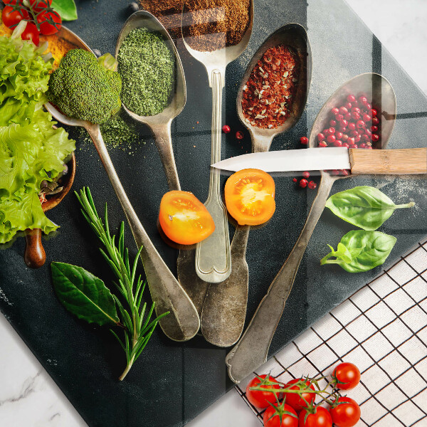 Copertura piano induzione Cucchiai da cucina di spezie