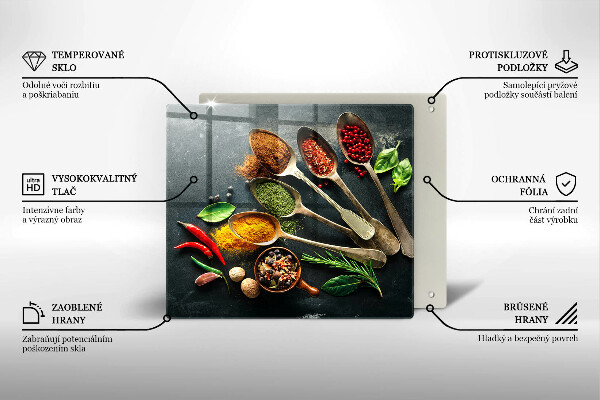 Copertura piano induzione Cucchiai da cucina di spezie