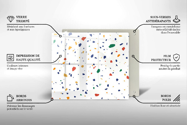 Proteggi piano induzione Gres colorato