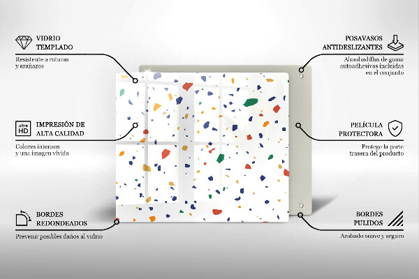 Proteggi piano induzione Gres colorato