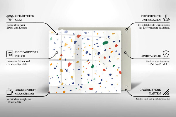 Proteggi piano induzione Gres colorato