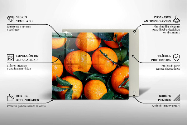 Copertura piano induzione arancia