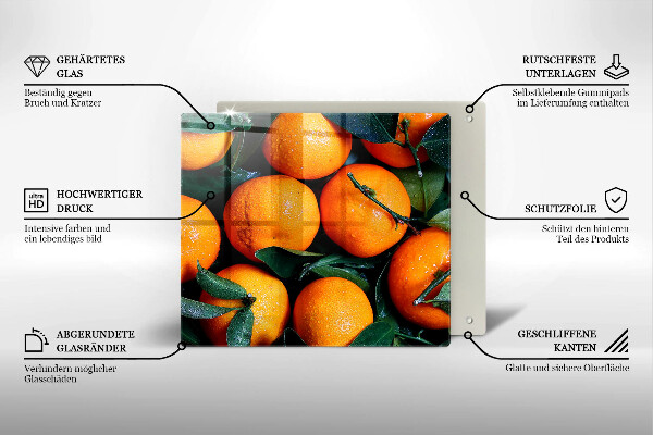 Copertura piano induzione arancia