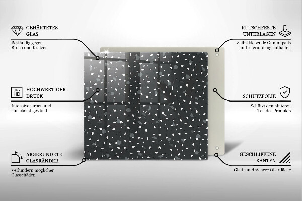 Copertura piano induzione Pietra decorativa