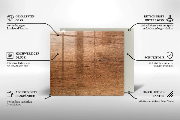Copri piano cottura Struttura del legno