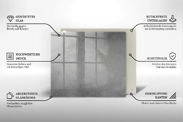 Copri piano cottura Fondo di struttura concreta