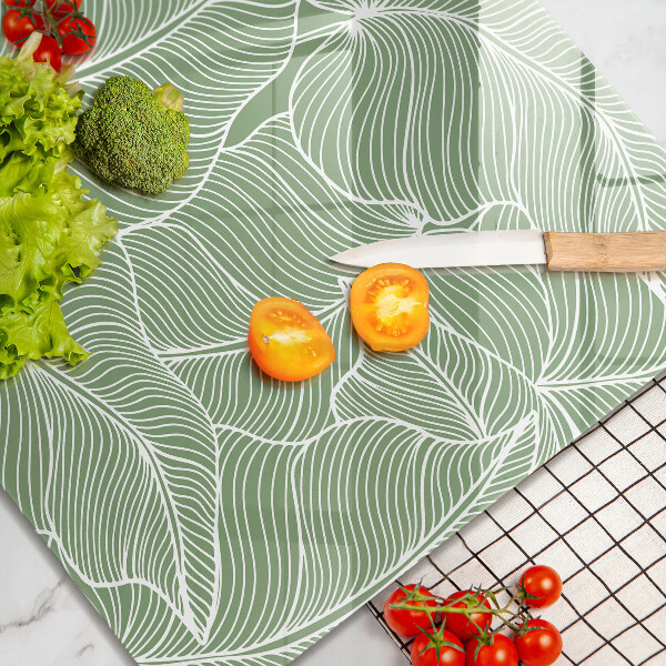 Proteggi piano induzione Foglie lineari