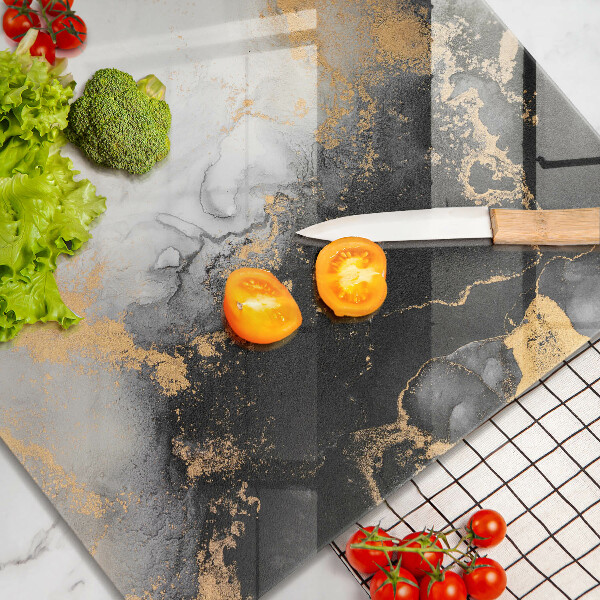 Copri piano cottura Astrazione con l'oro