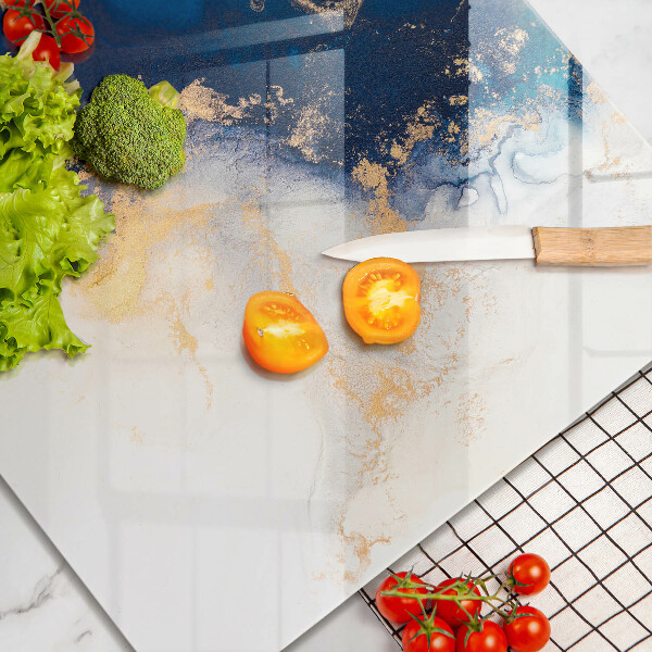 Copri piano cottura Astrazione con il blu