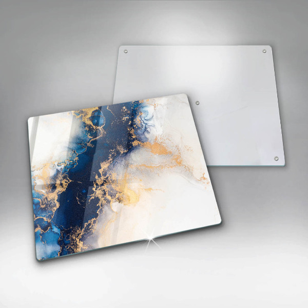 Copri piano cottura Astrazione con il blu