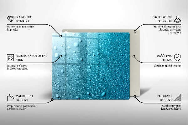 Copri piano cottura Gocce d'acqua