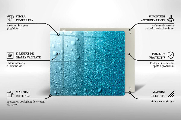 Copri piano cottura Gocce d'acqua