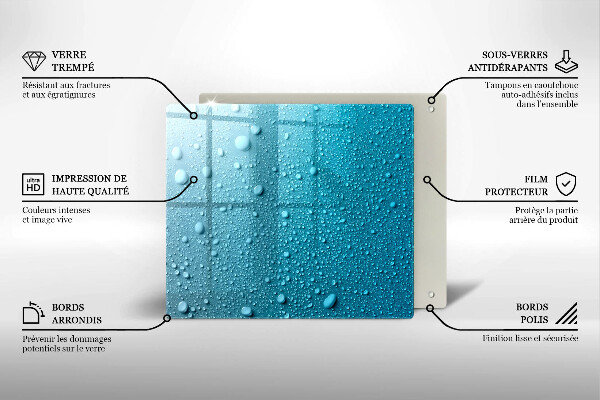 Copri piano cottura Gocce d'acqua